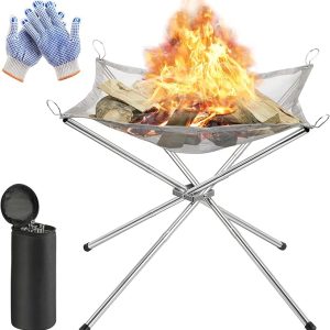 Outdoor Fire Pit Logs – BBQ & Garden 33 cm – Net Bag