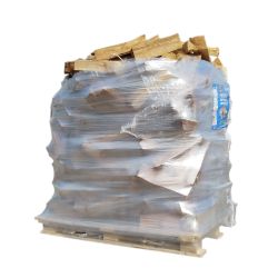 Bois de Chauffage 25 cm – Ballot sur Palette 1,3 m³ Extra Sec